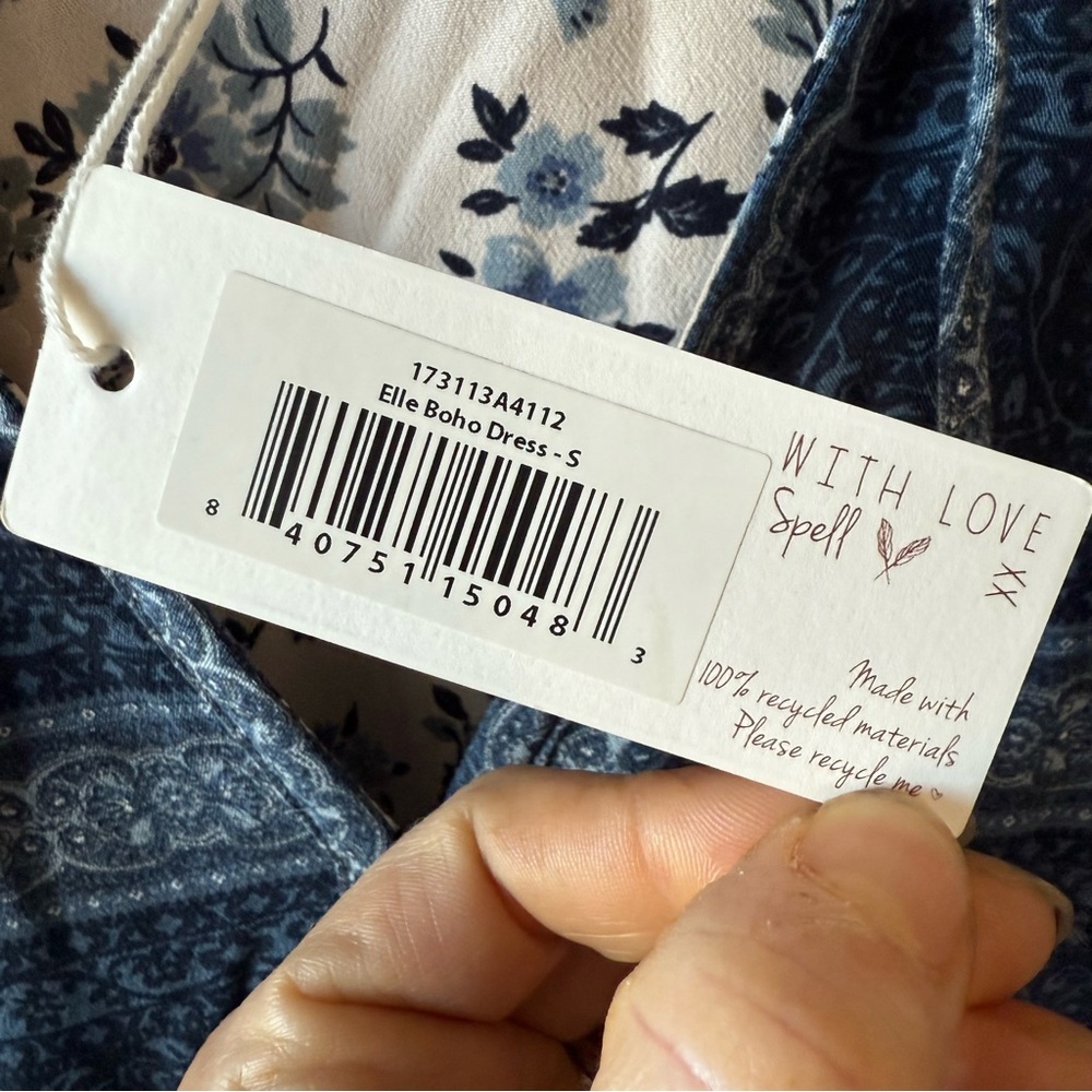 Spell Elle Boho Mini Dress NWT - Picture 9 of 11
